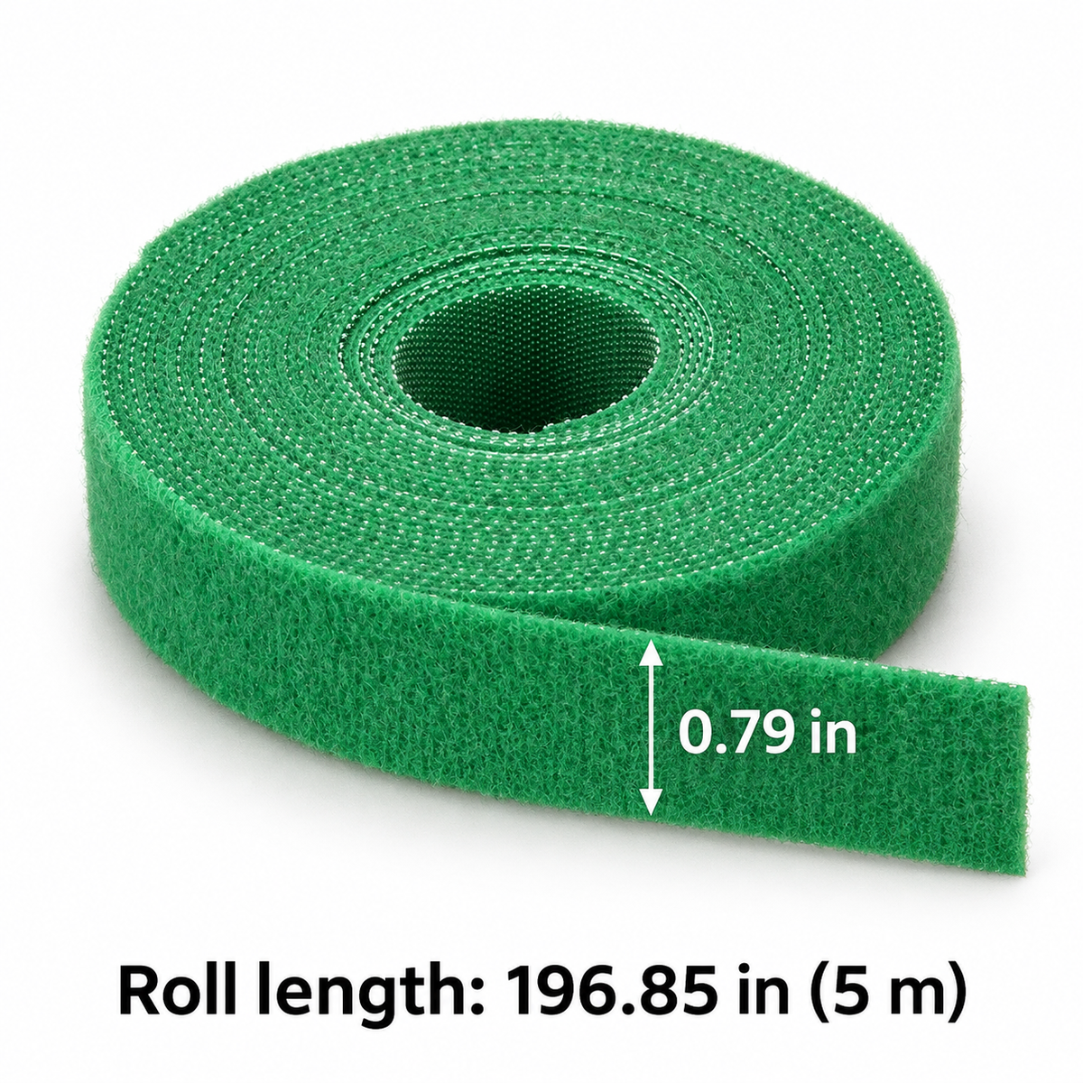 Green Plant Tie Roll — specification diagram