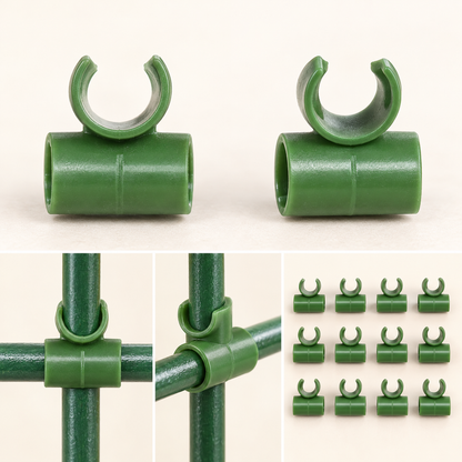 Green Cross Stake Connectors, Set of 12 — product detail